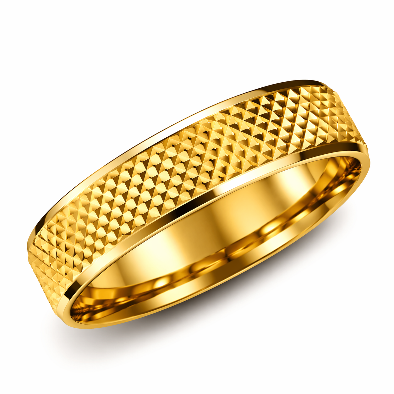 Anillo de Compromiso Tipo Argolla en Oro 18K