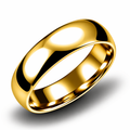 Alianza de Pareja en Oro 18k