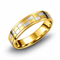 Alianza Bicolor Oro 18K