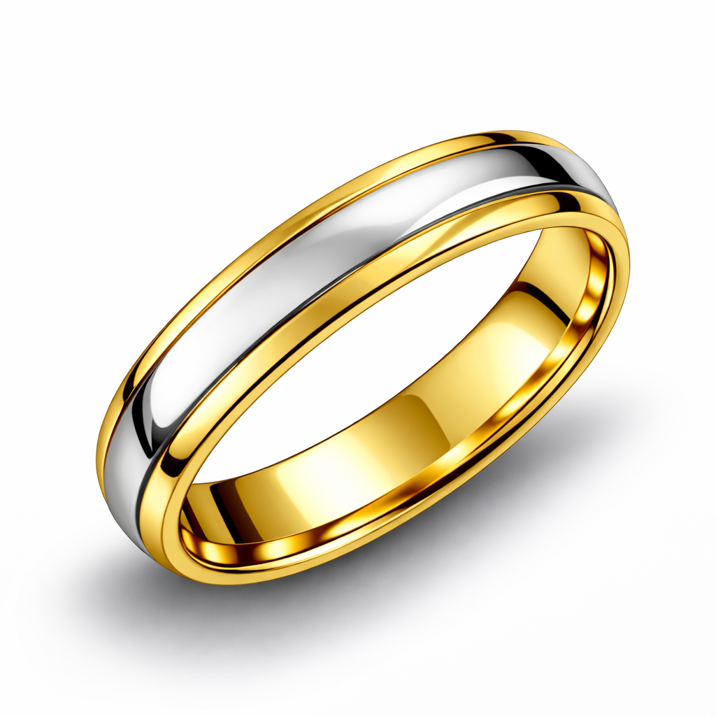 Alianza Oro 18K Bicolor