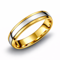 Alianza Oro 18K Bicolor