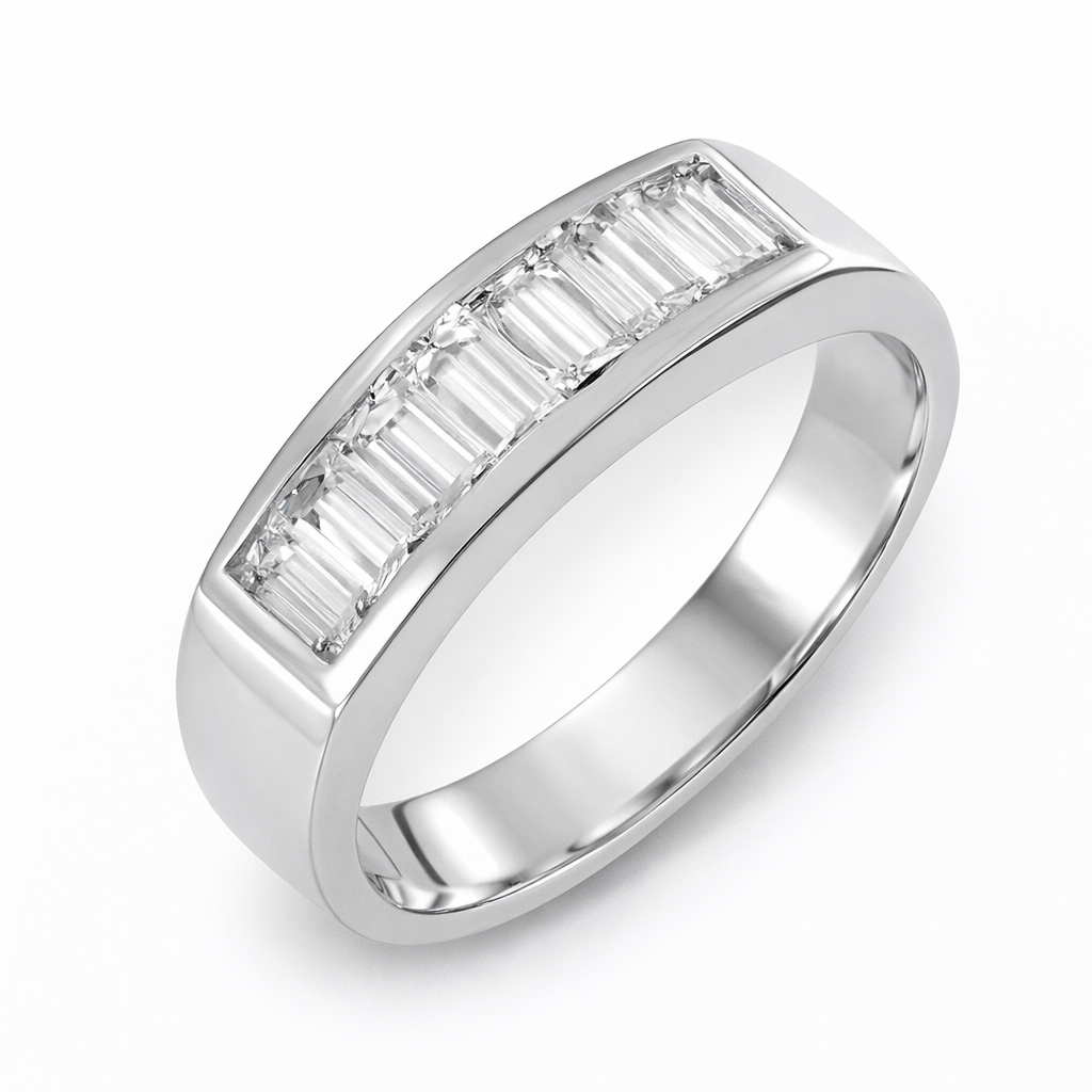 Anillo de Compromiso en Oro Blanco 18K