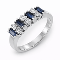 Anillo de Compromiso en Oro Blanco 18K