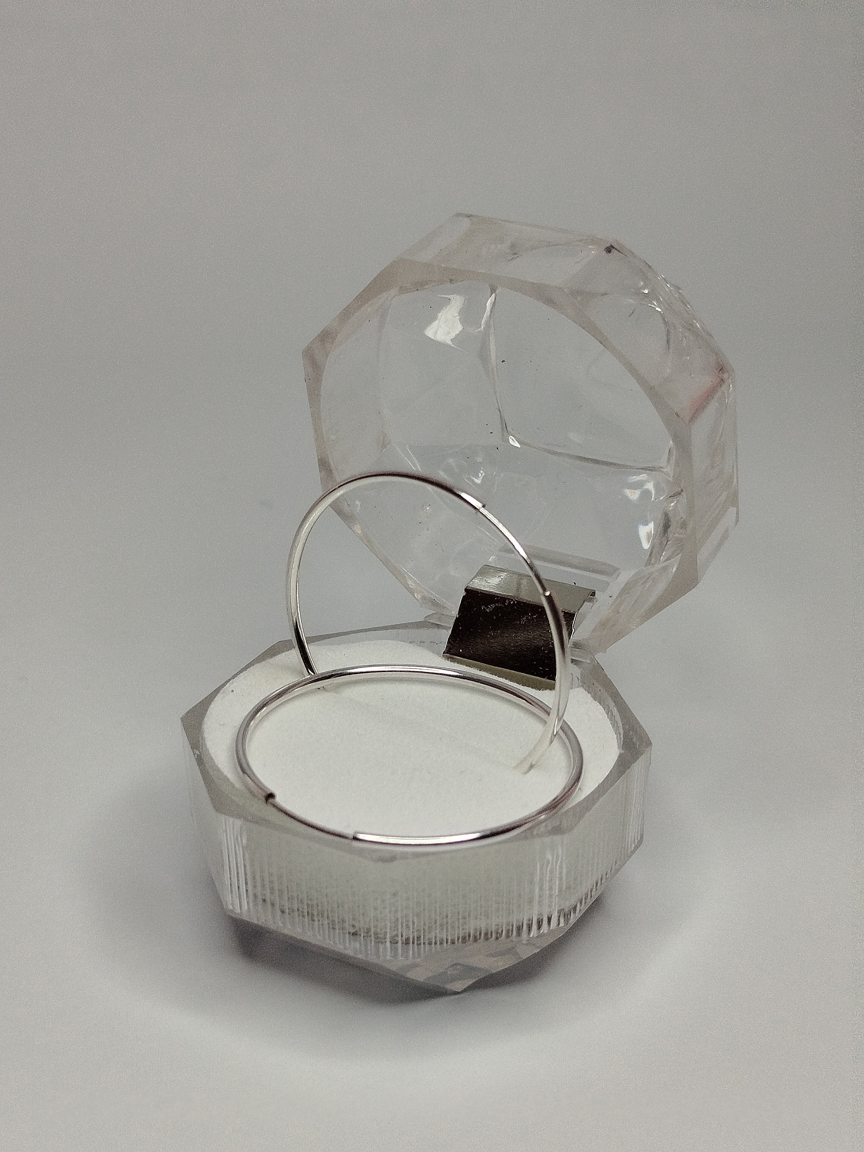 Aros tubos de plata 925 mujer
