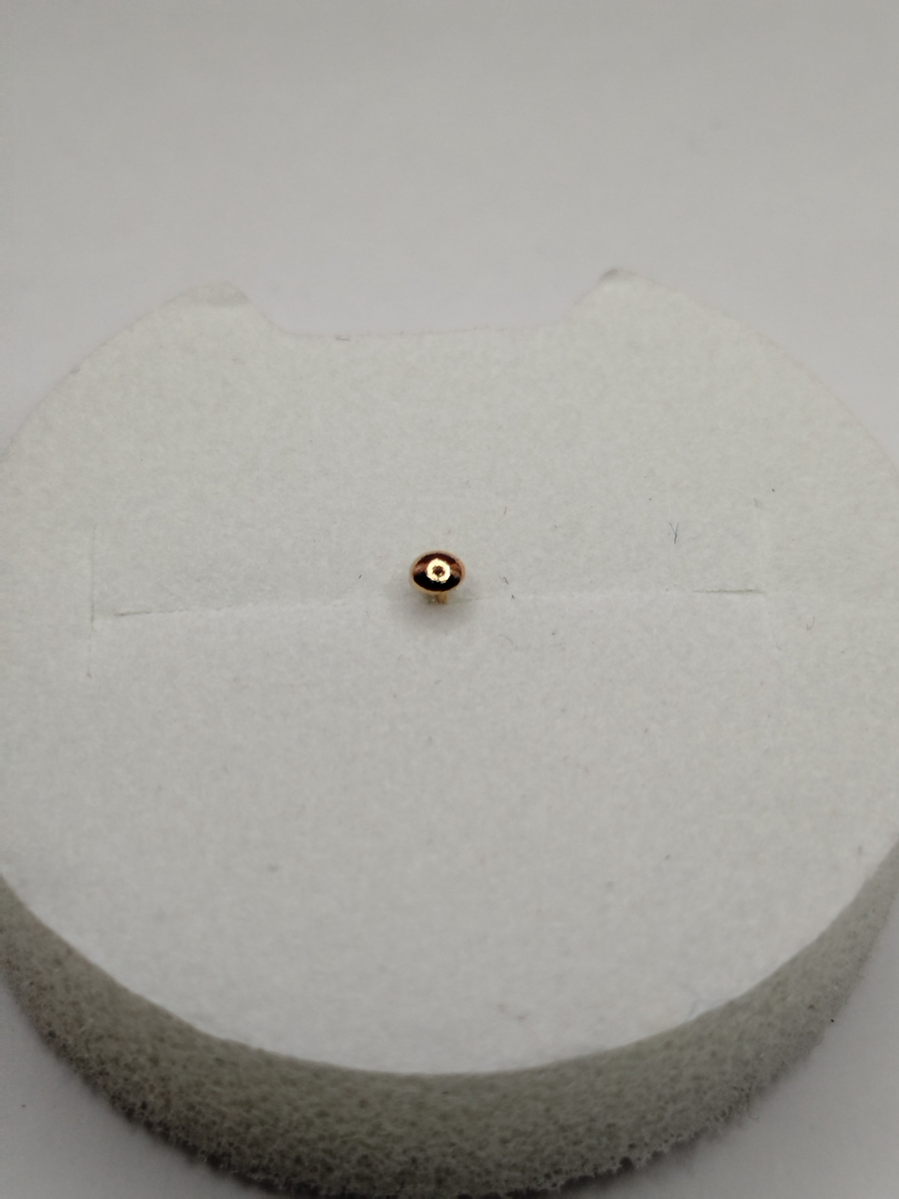 Piercing de nariz en oro 18k mujer