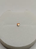 Piercing de nariz en oro 18k mujer