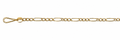 Collar Oro 18K Eslabón Cartier 3x1