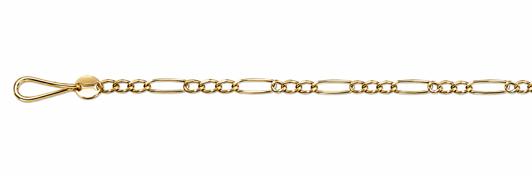 Collar Oro 18K Eslabón Cartier 3x1