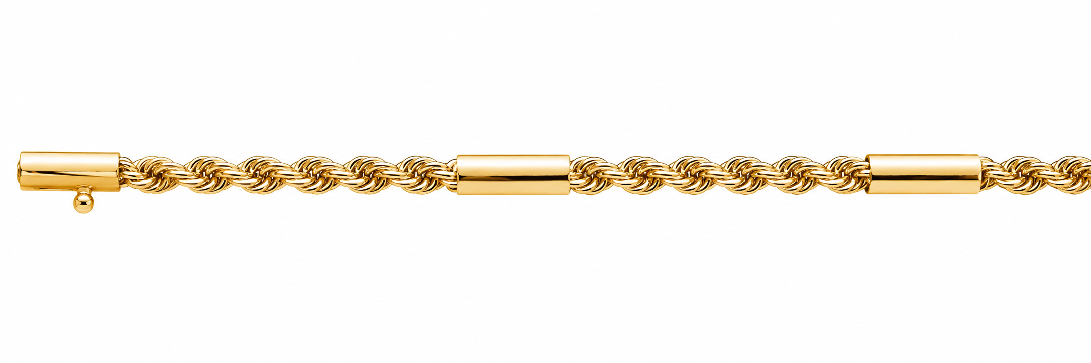Pulsera Oro 18K Turbillón Tubo