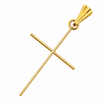 Colgante Cruz Oro 18K