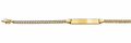 Pulsera Oro 18K Identificación Perro 21 cm