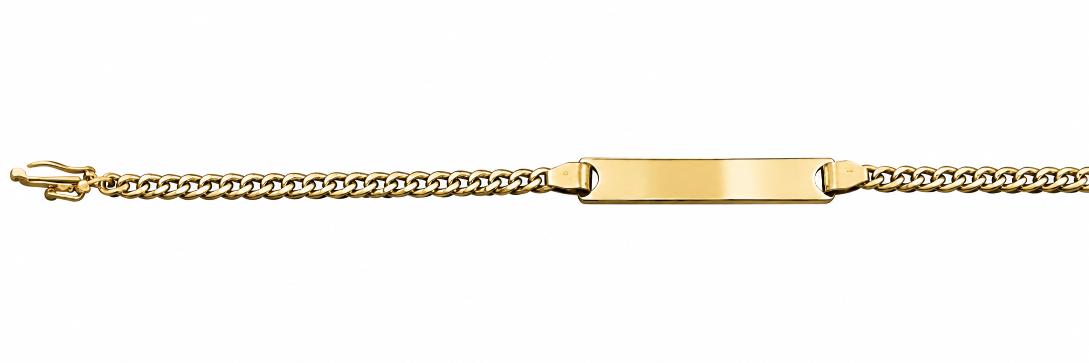 Pulsera Oro 18K Identificación Perro 21 cm
