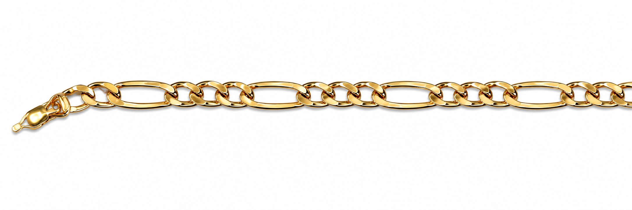 Collar Oro 18K Eslabón Cartier 3x1