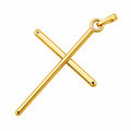 Colgante Cruz Oro 18K