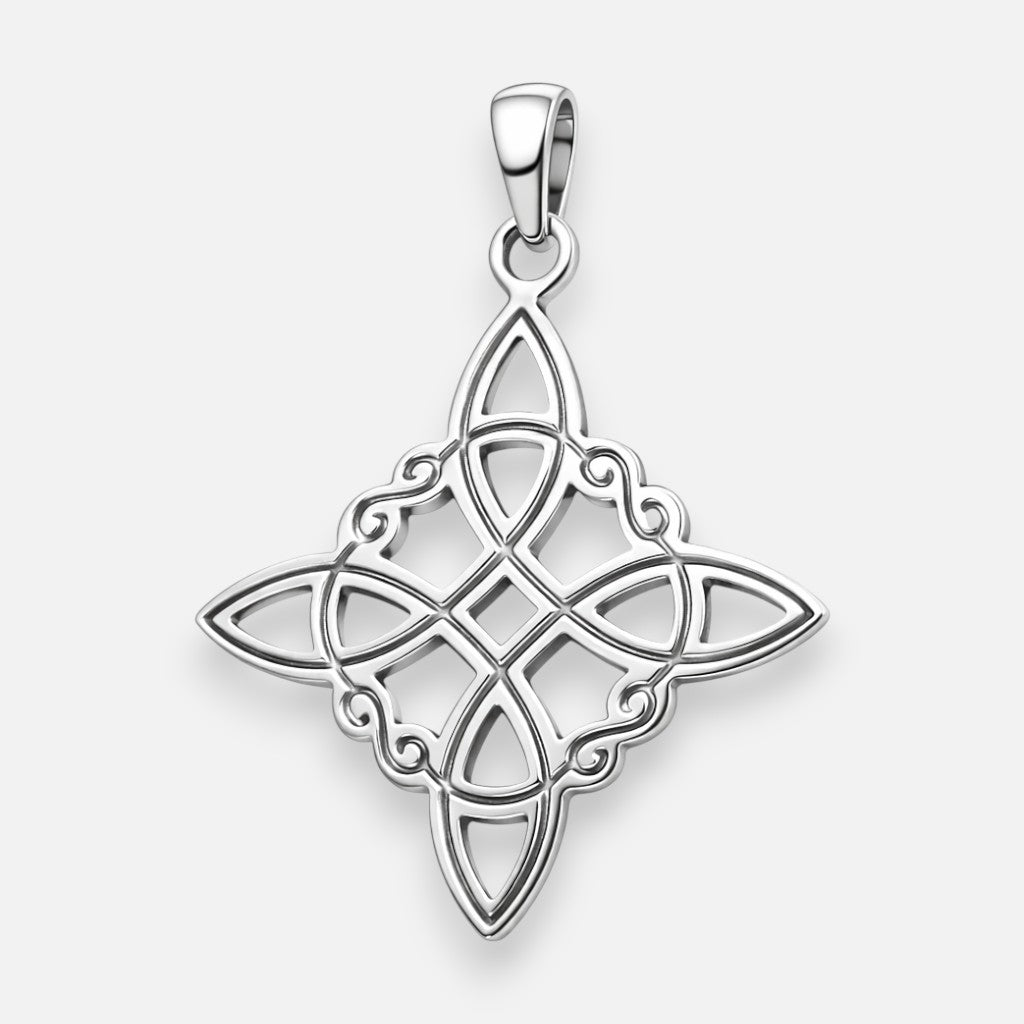 Colgante Nudo de Brujas plata 925