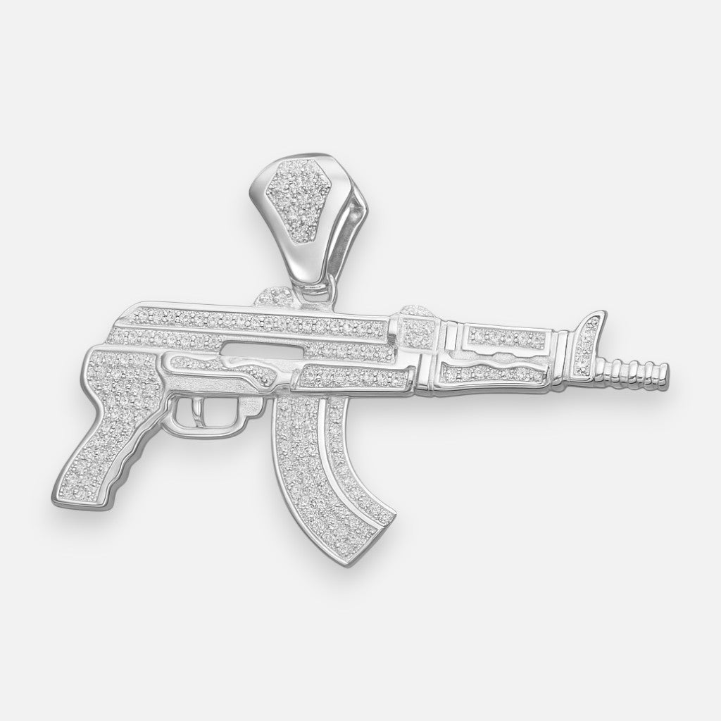 Colgante Rifle Circones plata 925