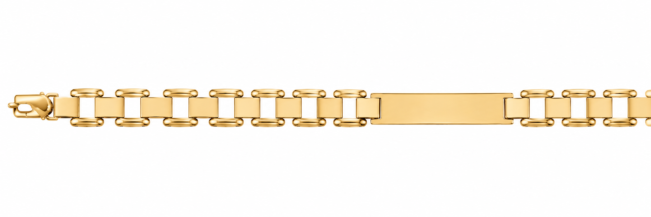 Pulsera Oro 18K Identificación Panter Gruesa