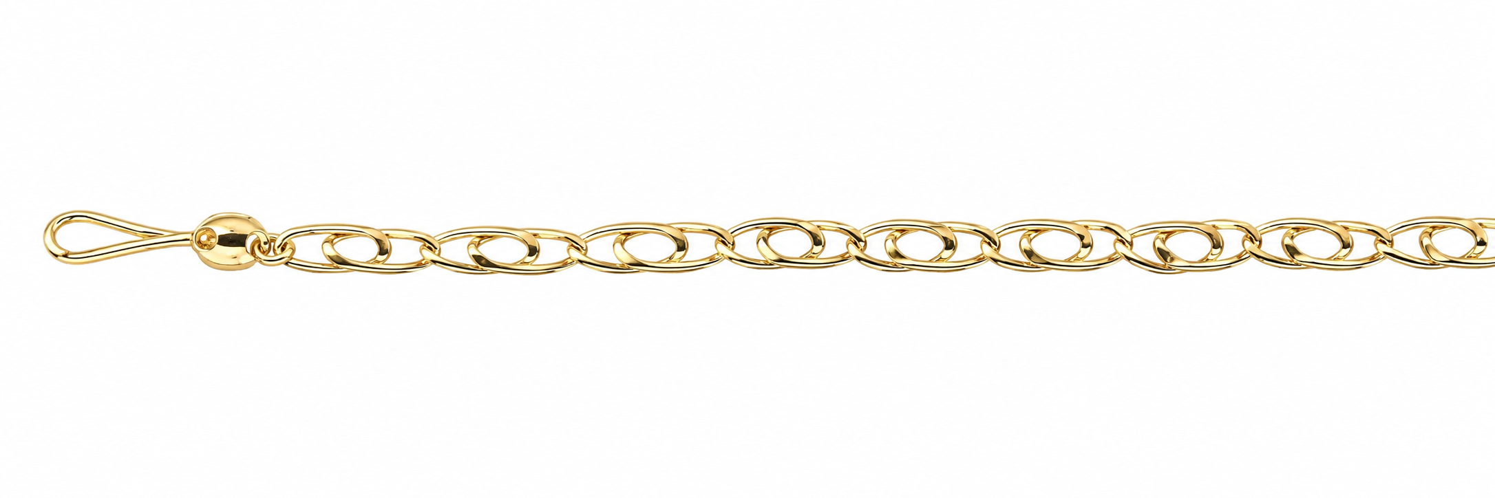 Collar Oro 18K Eslabón Soldado