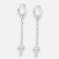 Argolla Clip Eslabones Cruz plata 925 Circones 12 mm