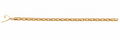 Pulsera Oro 18K Eslabón Estampado Italiano