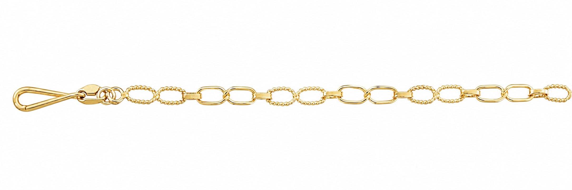 Pulsera Oro 18K Eslabón Corto