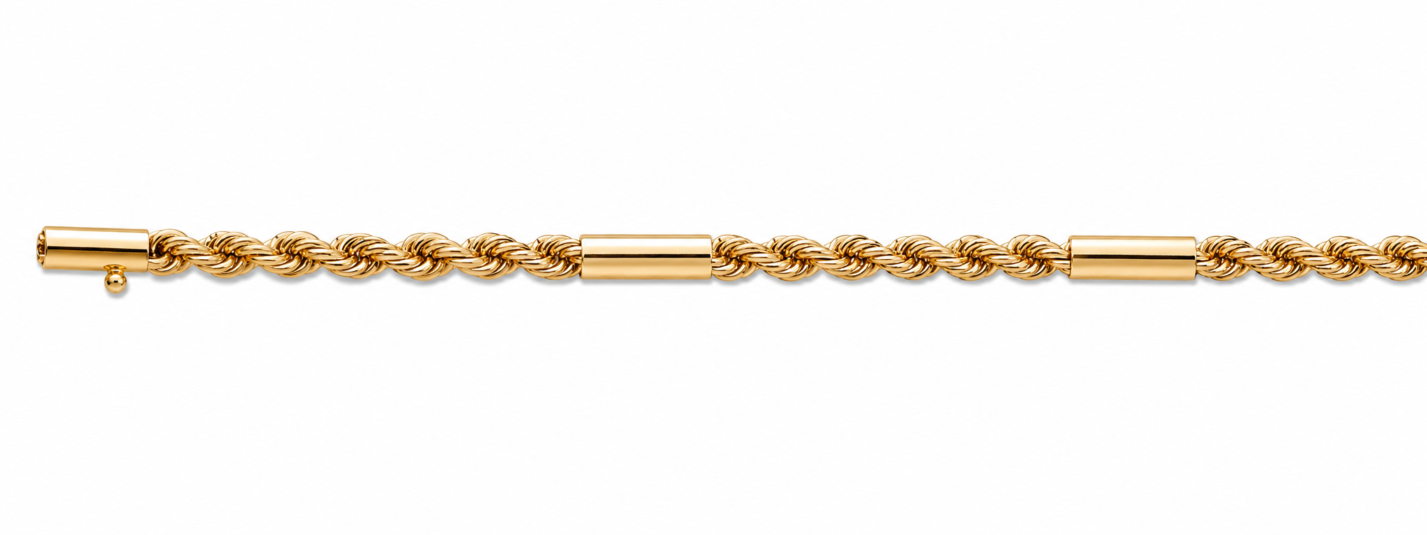 Collar Oro 18K Turbillón Tubo