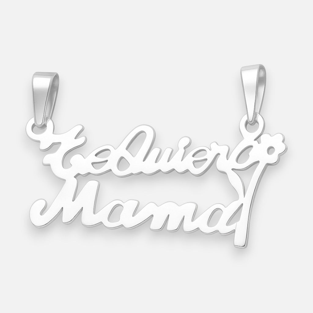 Colgante Te Quiero Mamá plata 925