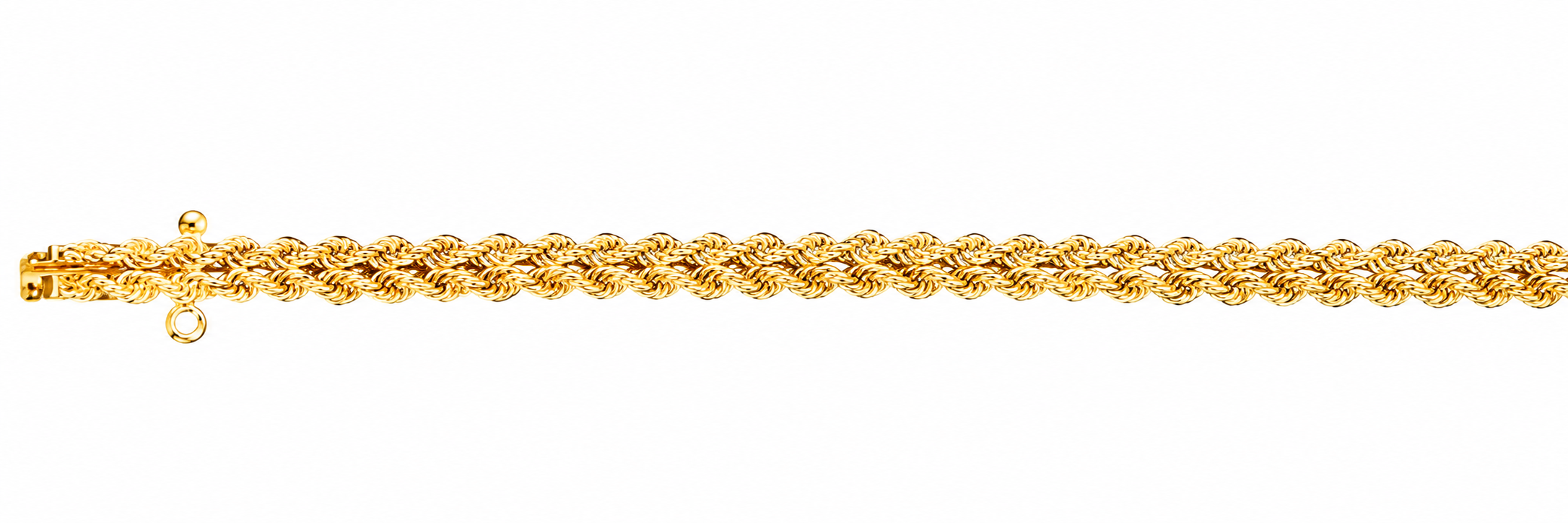 Pulsera Oro 18K Turbillón Doble
