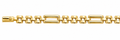 Pulsera Oro 18K Panther Gruesa con Eslabón Rectangular