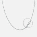 Cadena Grumet Martillada plata 925