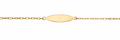 Pulsera Oro 18K Identificación Cadena