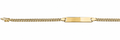 Pulsera Oro 18K Identificación Perro 18 cm