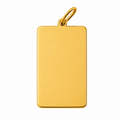 Colgante Disco Oro 18K
