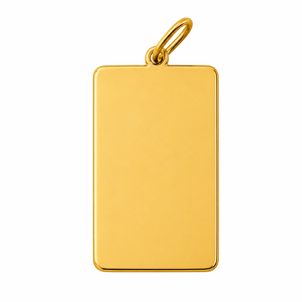 Colgante Disco Oro 18K