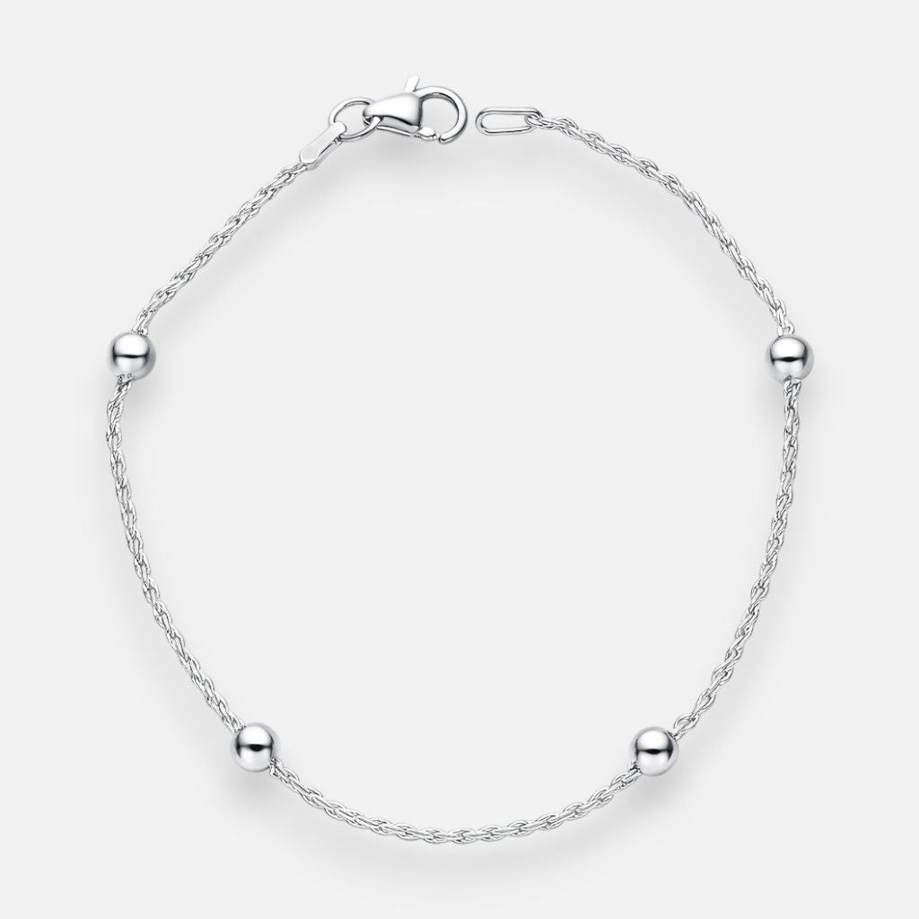 Pulsera Turbillon Esferas plata 925