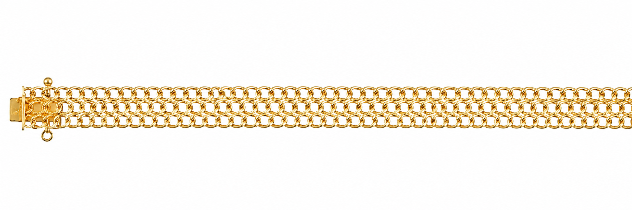 Pulsera Oro 18K Grumet Doble