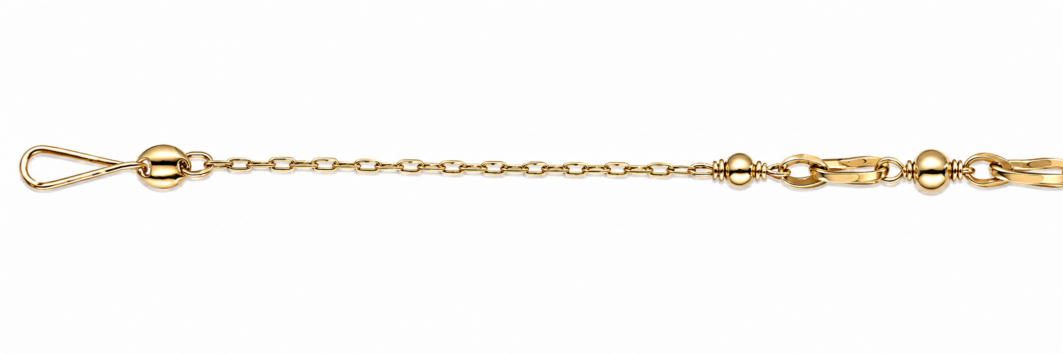 Collar Oro 18K de Bolitas Combinadas