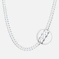 Cadena Grumet plata 925