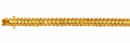 Pulsera Oro 18K Turbillón Tubo Liso