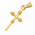 Colgante Cruz Oro 18K