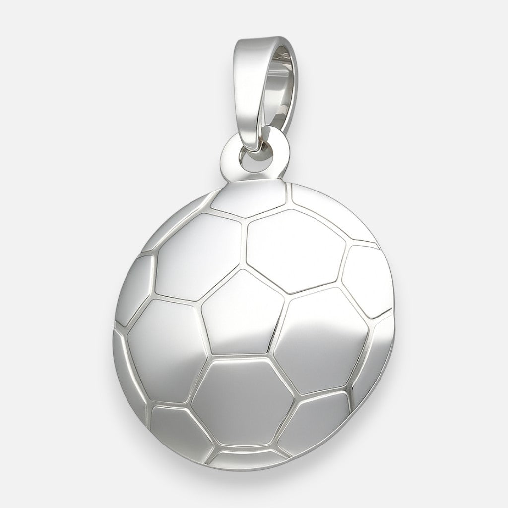 Colgante Pelota de Fútbol plata 925