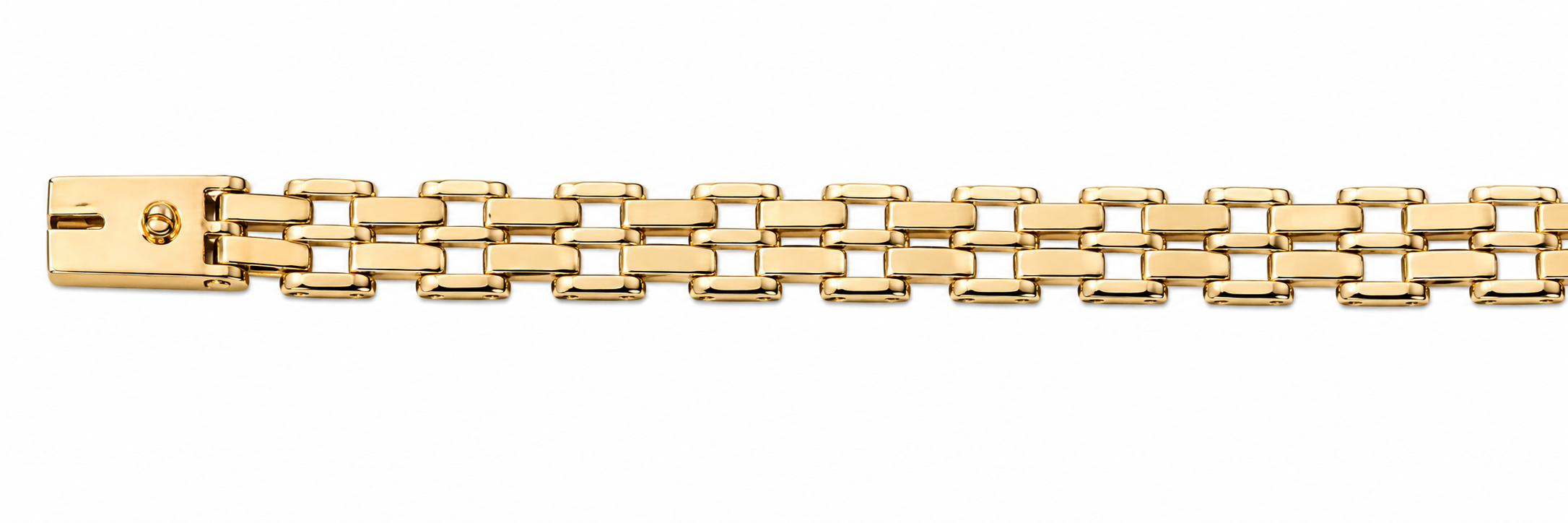 Collar Oro 18K Panter Doble Plana