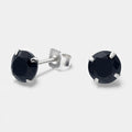 Aros plata 925 piedra onix 6mm