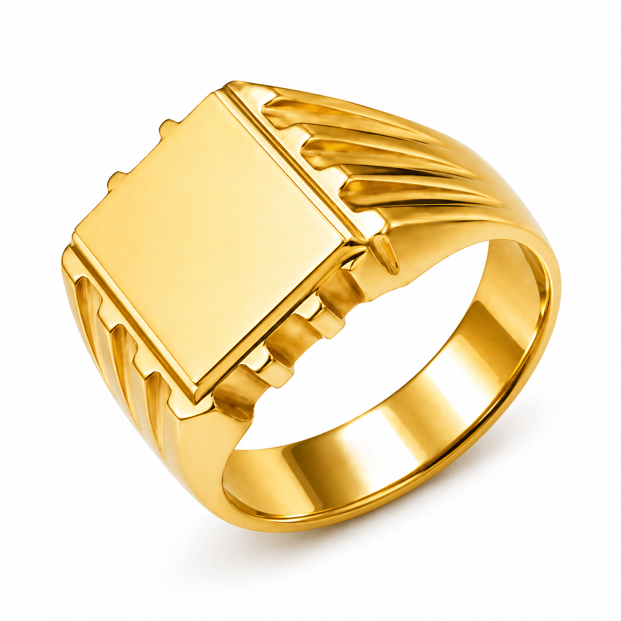 Anillo Sello Oro 18K