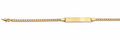 Pulsera Oro 18K Identificación Perro 21 cm