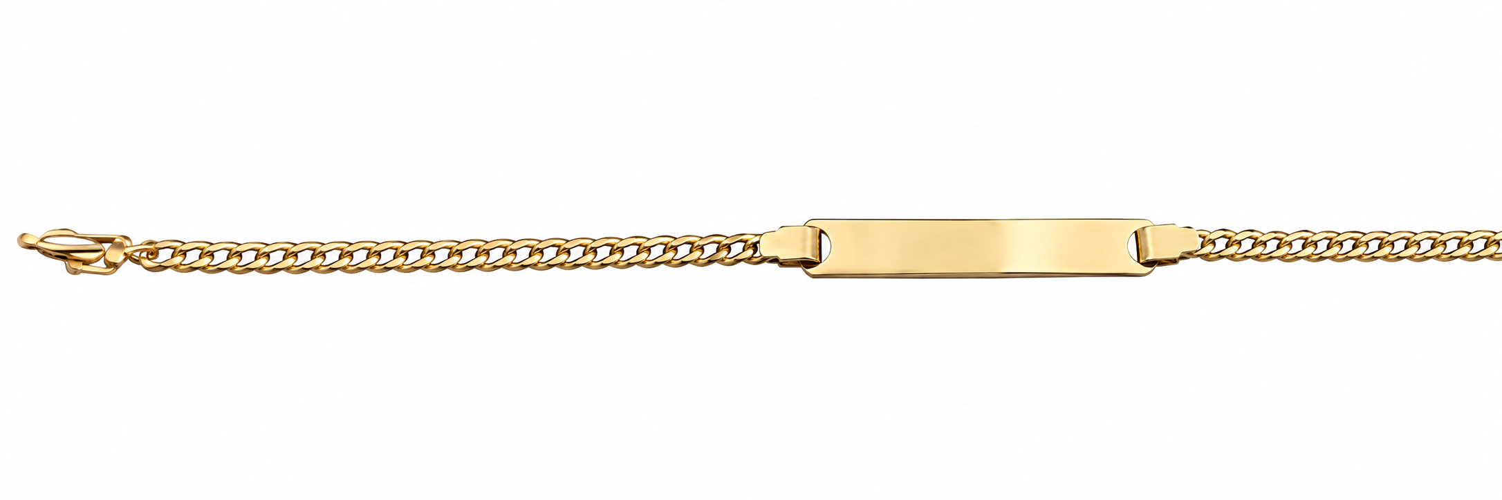 Pulsera Oro 18K Identificación Perro 21 cm