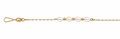 Collar Oro 18K con Perlas de Río Rosadas y Bolitas