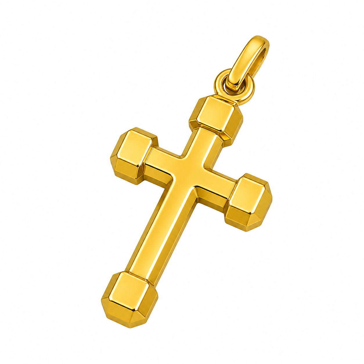 Colgante Cruz Oro 18K