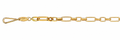 Pulsera Oro 18K Eslabón Perfil Cuadrado