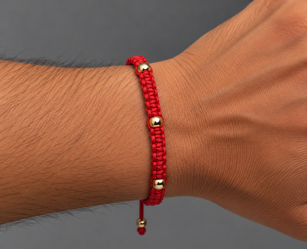 Pulsera hilo rojo de protección
